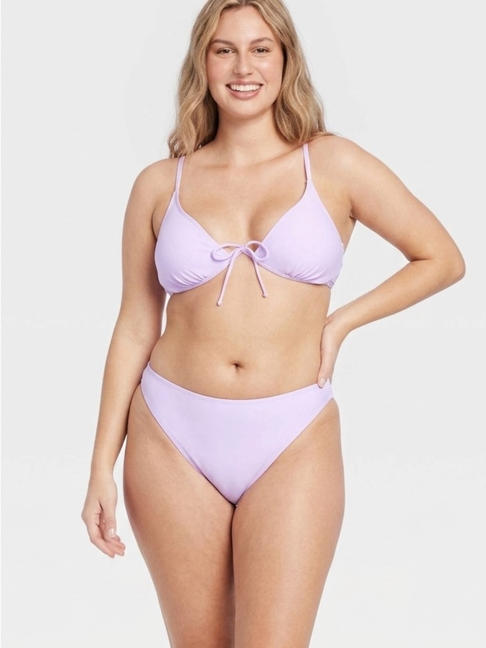 Wild Fable Light Lavender Two-Piece Bikini Set